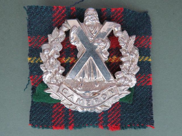 British Army The Queen's Own Cameron Highlanders Cap Badge