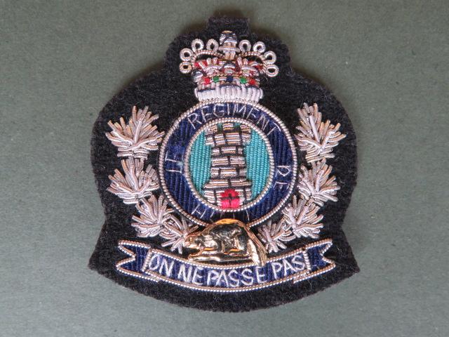 Canada Army Le Regiment De Hull Officers' Beret Badge