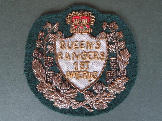 Canada Army The Queen's York Rangers (1st American Regiment) Officers' Beret Badge