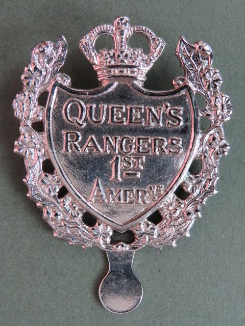 Canada Army The Queen's York Rangers (1st American Regiment) Cap Badge