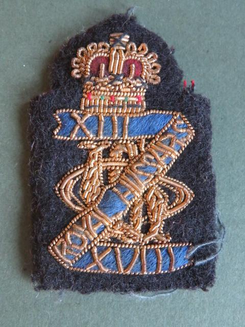 British Army The 13th/18th Royal Hussars Officers' Beret Badge