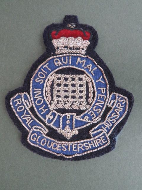 British Army The Royal Gloucestershire Hussars Officers' Beret Badge