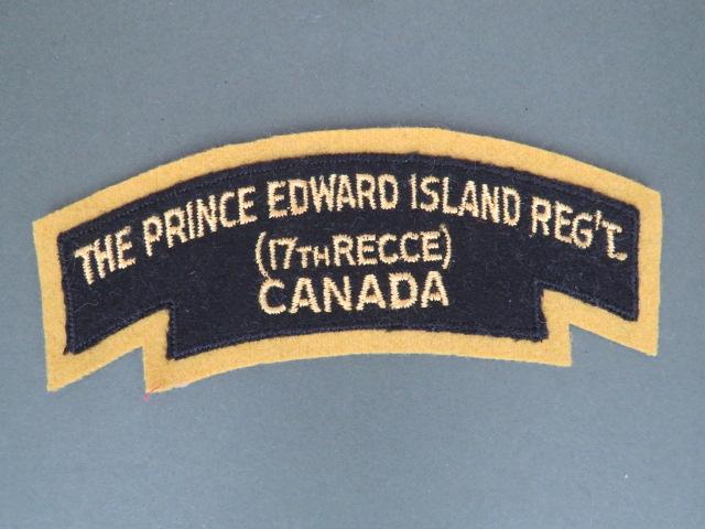 Canada Army The Prince Edward Island Regiment (17th RECCE) Shoulder Title Shoulder Title