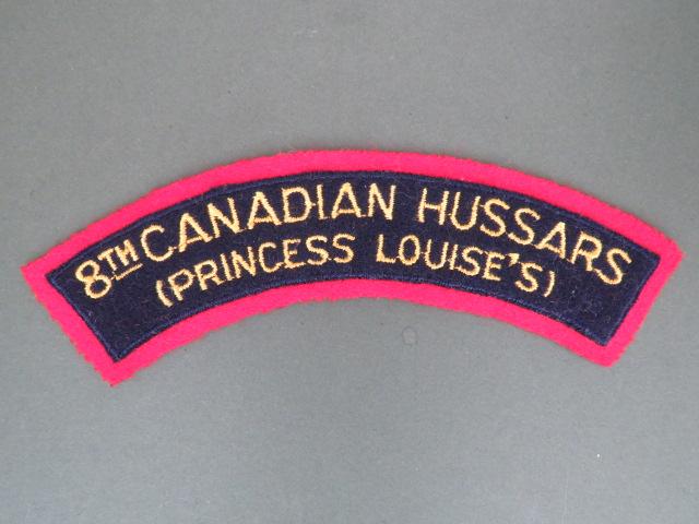 Canada Army The 8th Canadian Hussars (Princess Louise's) Shoulder Title