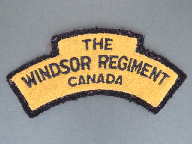 Canada Army The Windsor Regiment (Armoured) Shoulder Title