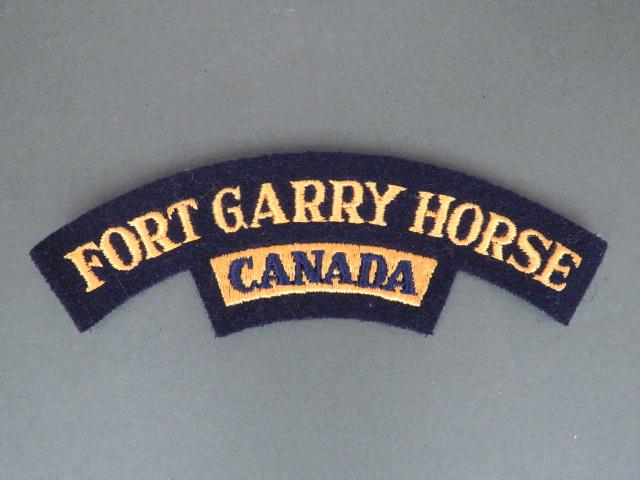 Canada Army Fort Garry Horse Shoulder Title