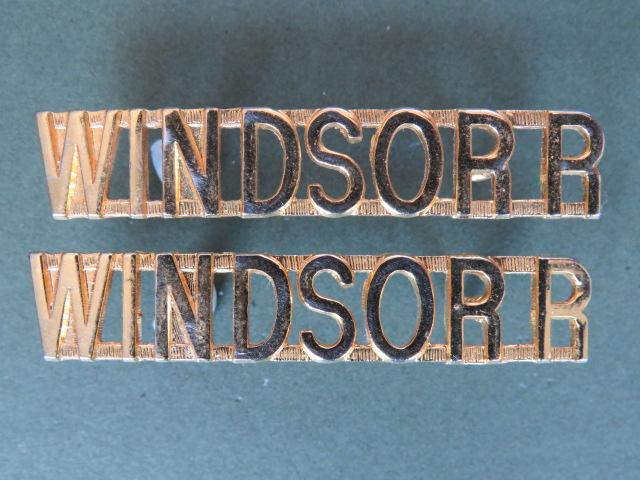 Canada Army The Windsor Regiment (Armoured) Shoulder Titles