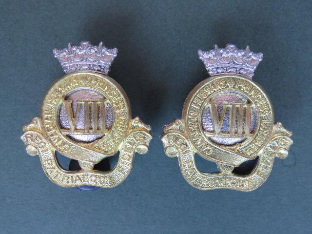 Canada Army The 8th Canadian Hussars (Princess Louise's) Collar Badges