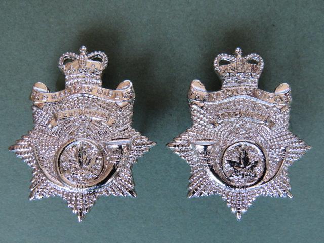 Canada Army The The Halifax Rifles (Armoured Corps) Collar Badges
