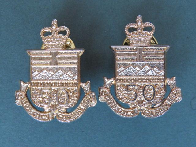 Canada Army The King's Own Calgary Regiment Collar Badges