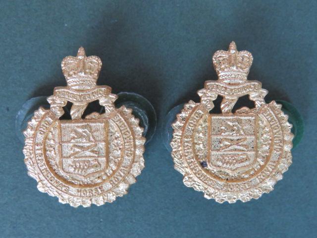 Canada Army Lord Strathcona's Horse (Royal Canadians) Collar Badges