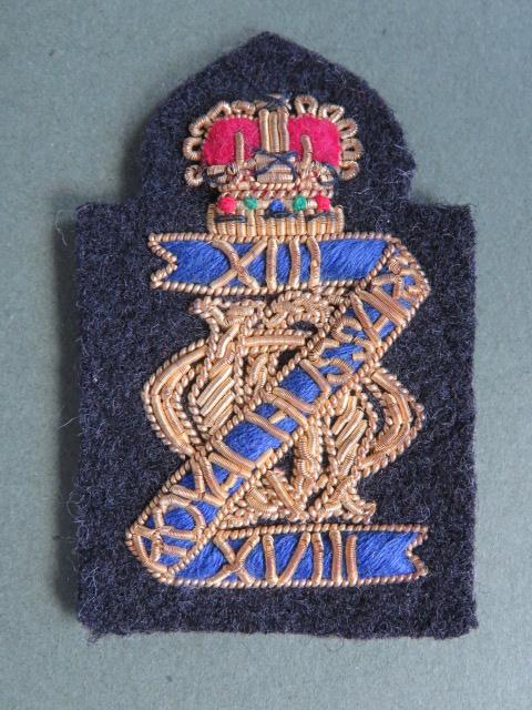 British Army The 13th/18th Royal Hussars Officers' Beret Badge