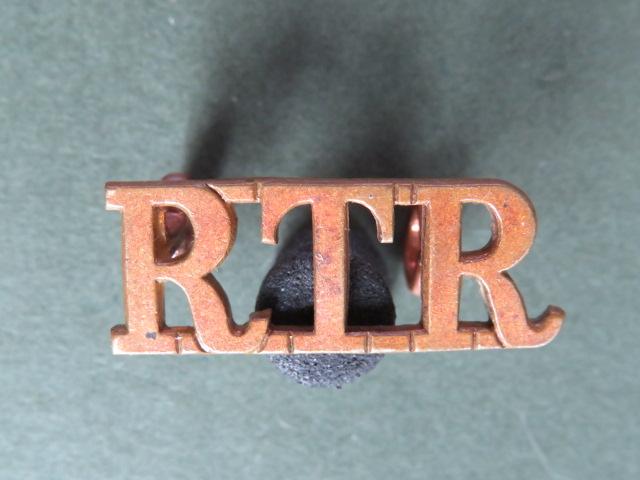 British Army Royal Tank Regiment Officer's Shoulder Title