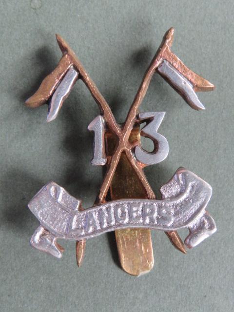 Pakistan Army Post 1956 13th Lancers Headdress Badge