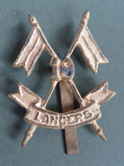 Pakistan Army Post 1947 19th Lancers Headdress Badge