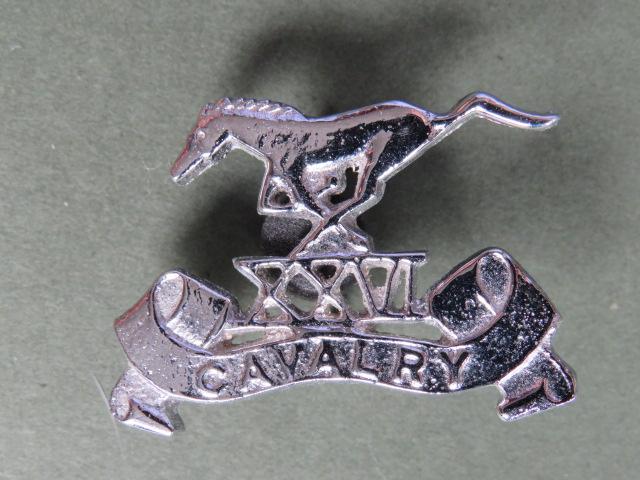 Pakistan Army Post 1947 26th Cavalry Headdress Badge
