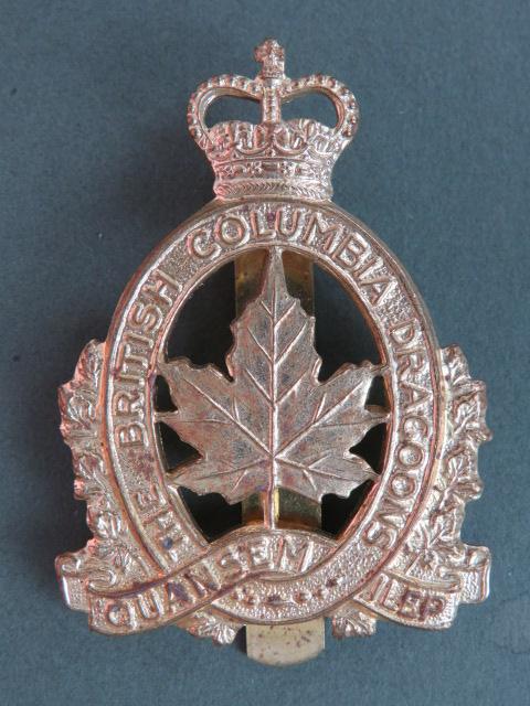 Canada Army The British Columbia Dragoons Regiment 1958 to Unification Cap Badge