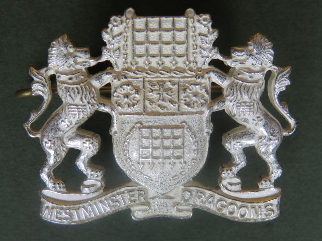 British Army The Westminster Dragoon Guards Cap Badge