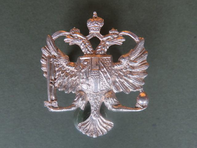 British Army 1st The Queen's Dragoon Guards Officers' Cap Badge