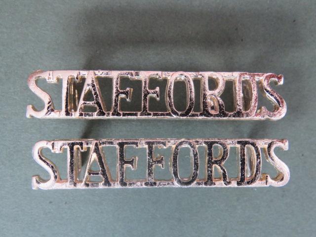 British Army The Staffordshire Regiment Shoulder Titles