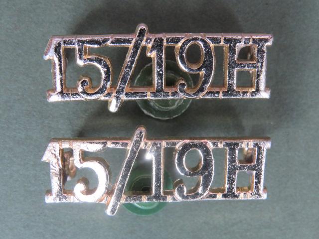 British Army The 15th/19th The King's Royal Hussars Shoulder Titles