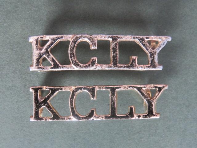 British Army The Kent & County of London Yeomanry Shoulder Titles