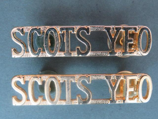 British Army The Scottish Yeomanry Shoulder Titles