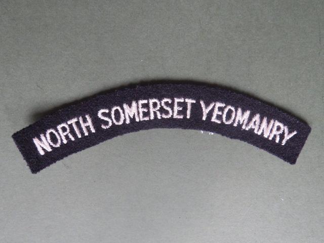 British Army The North Somerset Yeomanry Shoulder Title