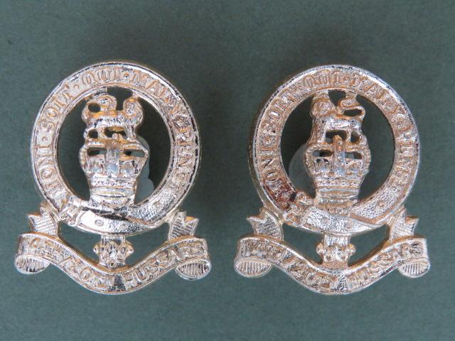 British Army 14th / 20th King's Hussars Collar Badges
