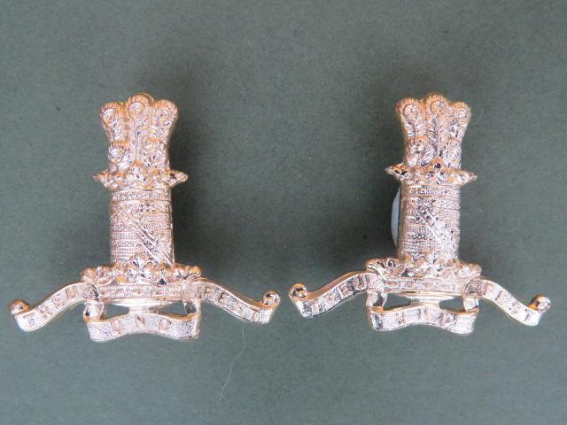 British Army 11th Hussars Collar Badges