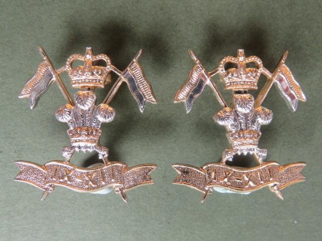 British Army 9th / 12th  Royal Lancers Collar Badges