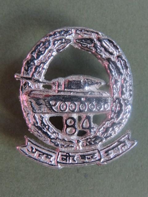 India Army 84th Armoured Regiment Headdress Badge