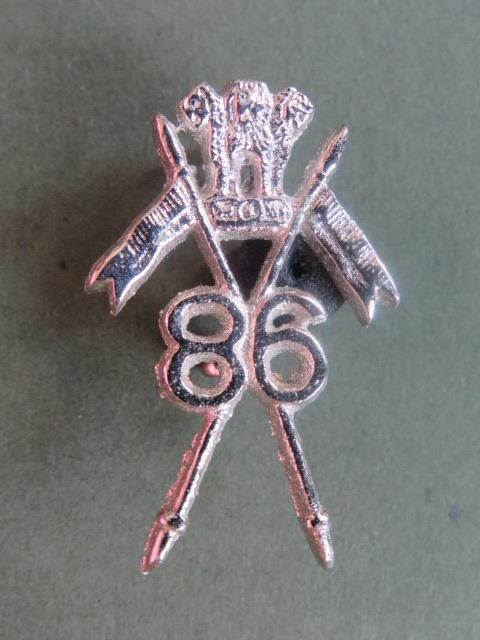 India Army 86th Armoured Regiment Headdress Badge
