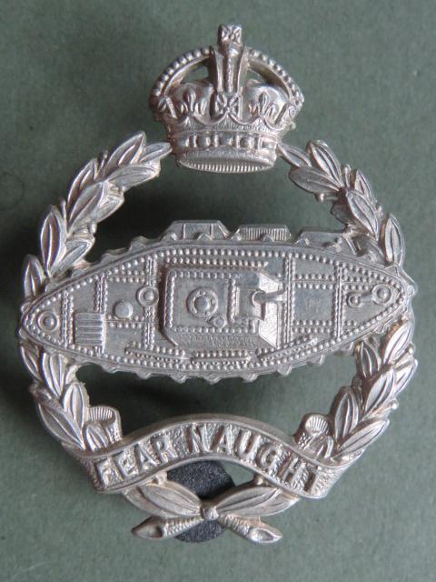 British Army Royal Tank Regiment 1924 Cap Badge