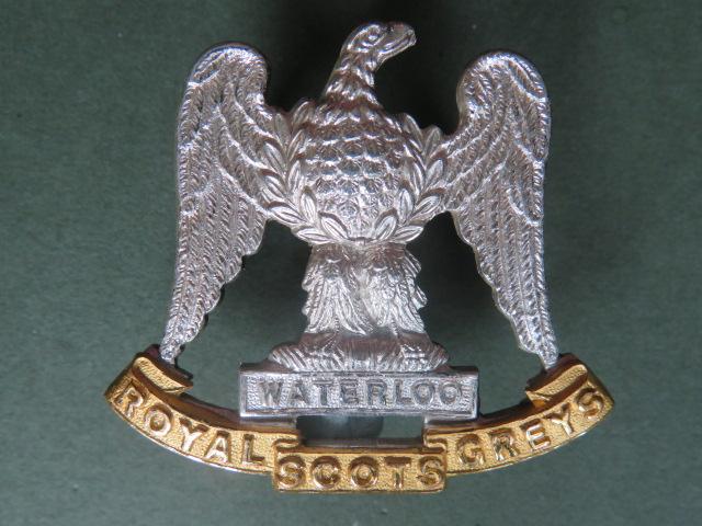 British Army Royal Scots Greys (2nd Dragoon Guards) Officers'  Cap Badge