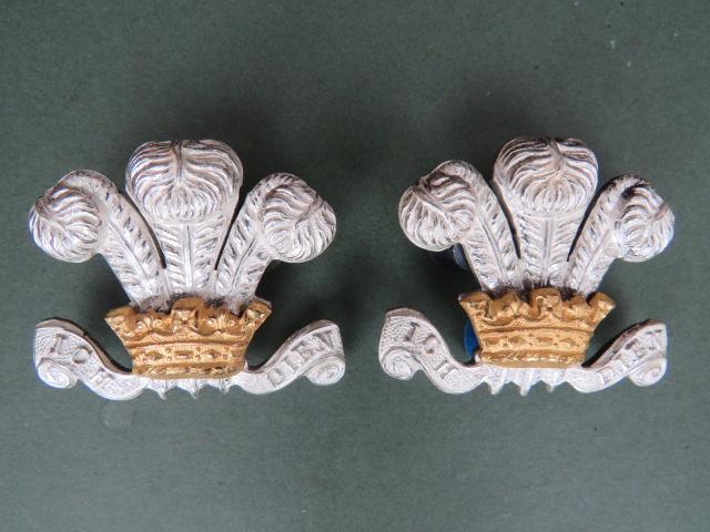 British Army The King's Royal Hussars Officers' Collar Badges