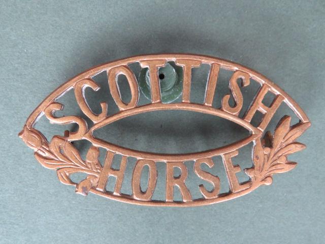 British Army Scottish Horse Shoulder Title