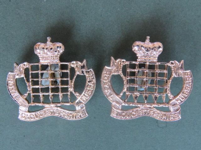 British Army Royal Gloucestershire Hussars Collar Badges