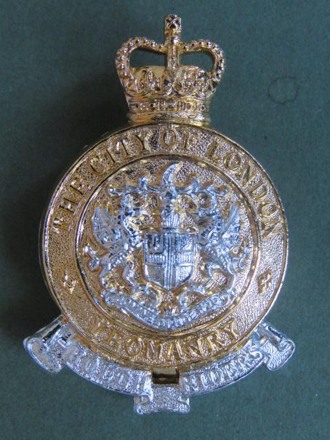 British Army The City of London Yeomanry Cap Badge