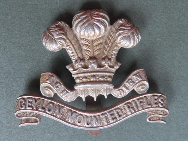 British Commonwealth 1906-1938 Ceylon Mounted Rifles Cap Badge