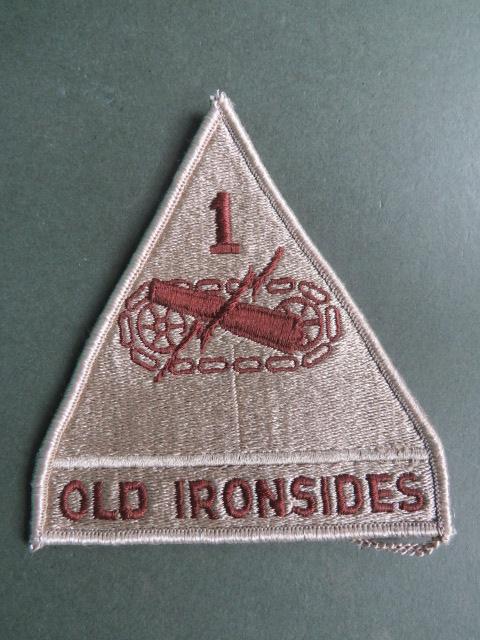 USA Army 1st Armoured Division Shoulder Patch