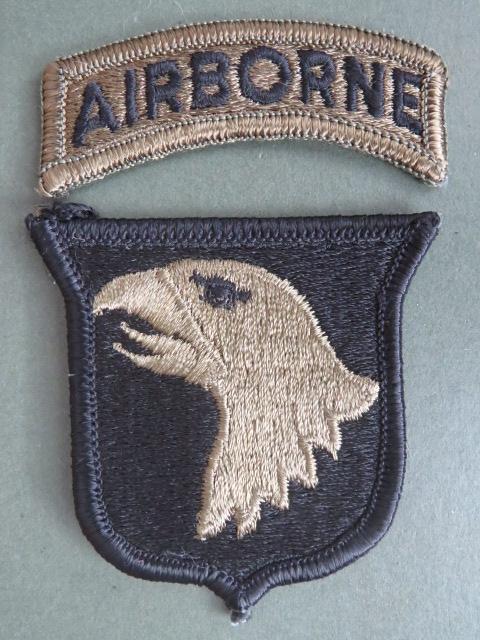 USA  Army 101st Air Assault Division Shoulder Patch & Tab