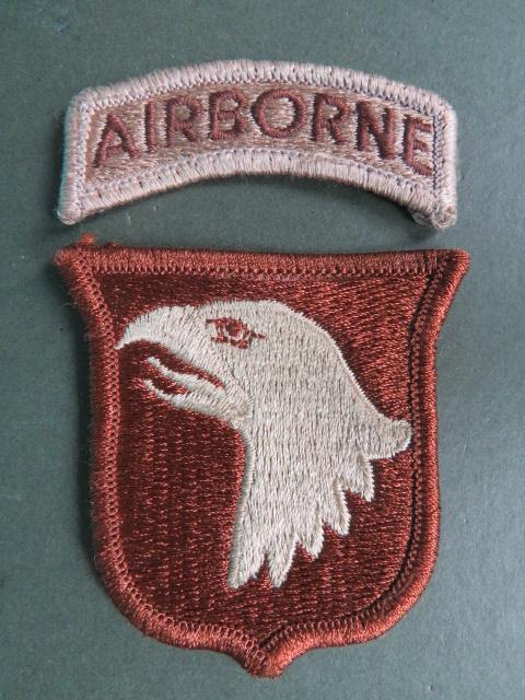 USA Army 101st Air Assault Division Shoulder Patch & Tab