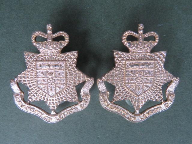 British Army University of London OTC (Officer Training Corps) Collar Badges