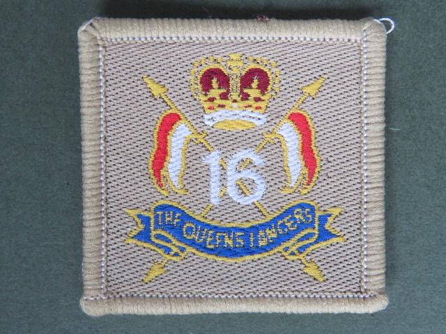 British Army The 16th/5th The Queen's Royal Lancers Gulf War Helmet Badge