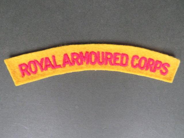 British Army WW2 Royal Armoured Corps Shoulder Title