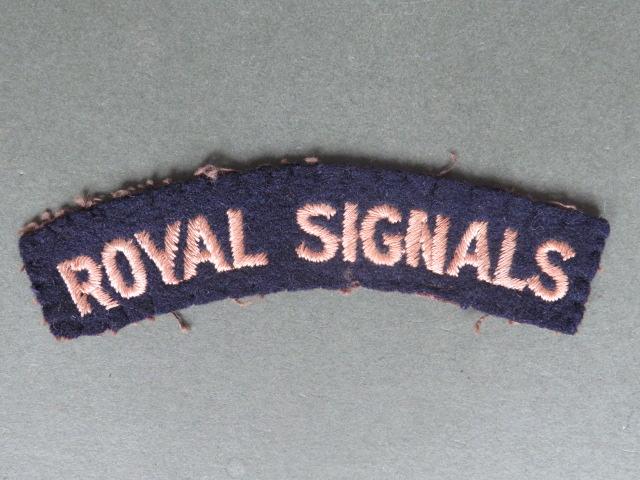 British Army WW2 Royal Signals Shoulder Title