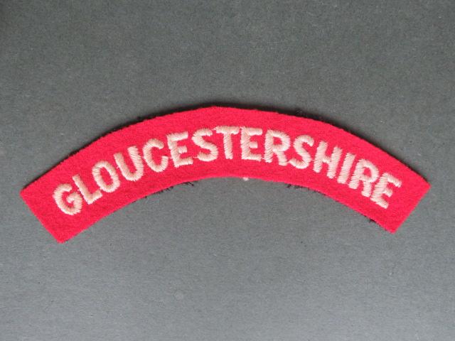 British Army The Gloucestershire Regiment Shoulder Title