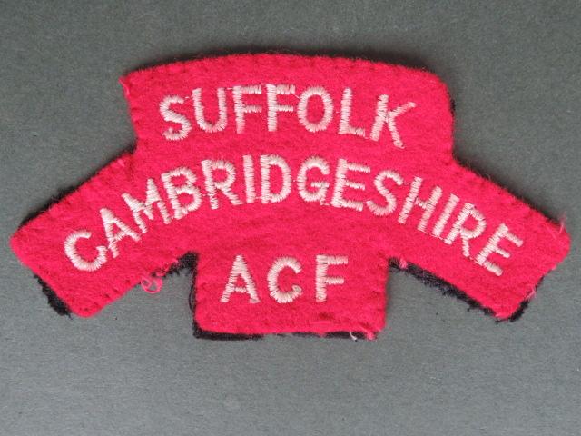 British Army Suffolk Cambridgeshire Army Cadet Force Shoulder Title
