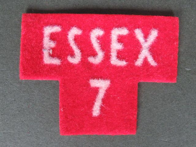 British Army The Essex Home Guard 7th Battalion Shoulder Title